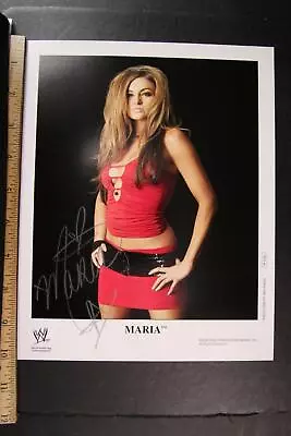 Wwe Diva Maria Kanellis Pro Wrestler Autograph Photo~ • $0.99