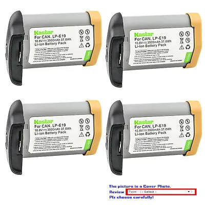 Kastar Fully Decoded LP-E19 Battery For Canon EOS 1D X Mark 2 1DX Mark II Camera • $197.99