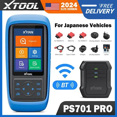 XTOOL PS701 Pro Auto OBD2 Wireless TPMS Diagnostic Scanner EVAP Test For Toyota • $259