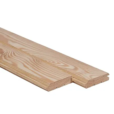 T&G Larch Cladding Tongue And Groove Secret Fix 22mm Thick £ /per Length. • £14.71