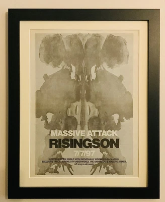 £65 • Buy Massive Attack+risingson++poster/ad+genuine+1997+framed