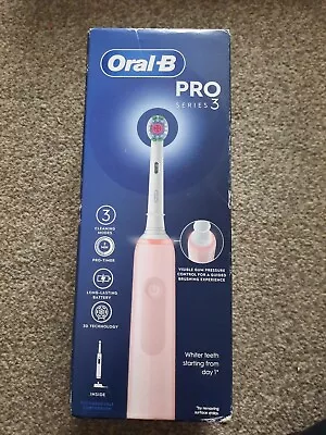 Oral-B Pro Series 3 Electric Toothbrush - Pink • £28