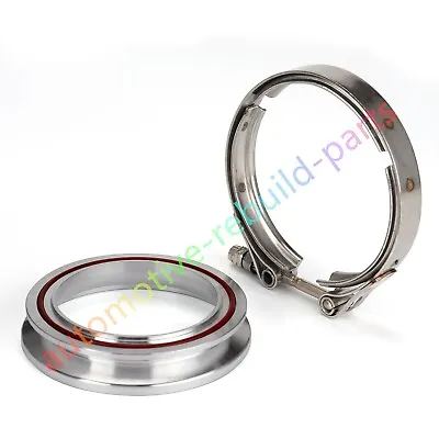 $54 • Buy 3.5Inch Vband Flange Clamp Kit For S400 G42 GT/X42 GT/X45 GT/X47 GT/X50 GT/X55