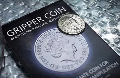 Gripper Coin For Palming & Manipulation Pound For Coin Magic Tricks (Single/10p) • $24.99