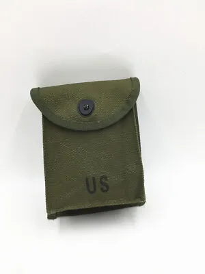 Reproduction The Korean War US Army 30RD M14 CARBINE Army Green Canvas Pouch • $14.99