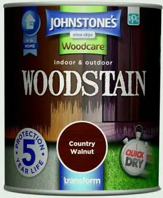 Johnstone's Indoor & Outdoor Woodstain 750ml Various Colours • £14.82