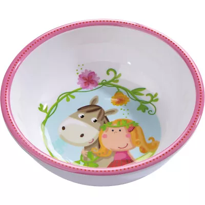 Haba Bowl Vicki & Pirli Melamine Dish Kinderschale Horses 300384 • $15.16