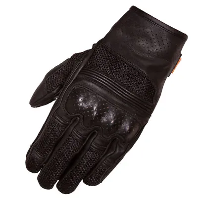 £59.99 • Buy Merlin Shenstone D3o Black Leather Mesh Summer Lightweight Motorcyle Bike Gloves