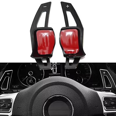 Aluminum Paddle Shifter Extension Trims Steering Wheel For VW MK6 Golf GTI R • $24.49