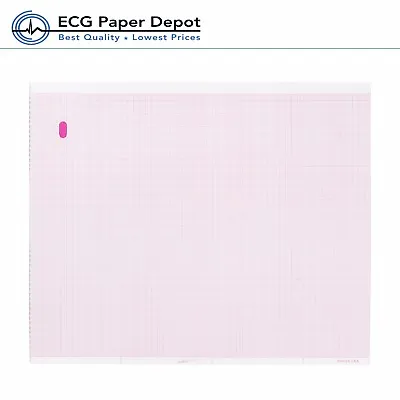 GE - Marquette ECG Red Recording Paper Z-Fold Printing Chart 9402-020 Pack Of 10 • $148.99