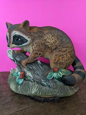 Racoon Masterpiece By  Homco  Figurine • $35