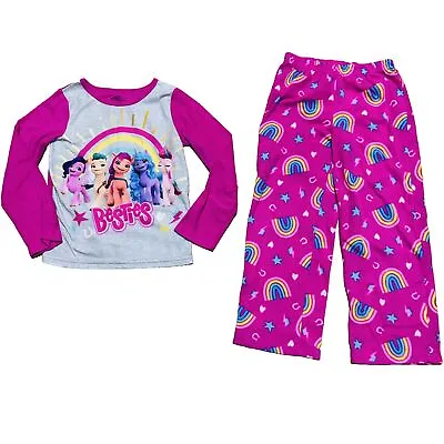 My Little Ponies Girl's G5 New Generation Besties Fleece Pajama Set • $8