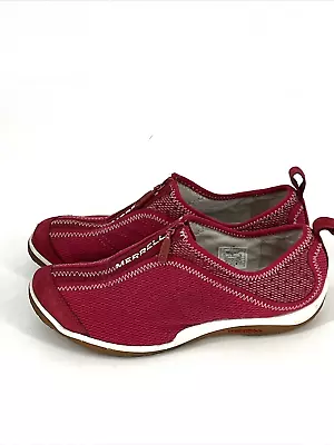 Merrell Shoe Womens 7.5 Persian Red Lorelei Zip Performance Footwear Shoes • $25