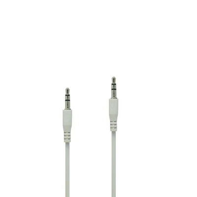 $6.23 • Buy White Color 3.5 Mm Stereo 3ft Male To Male Mini Jack Port Audio Aux Cable Cord