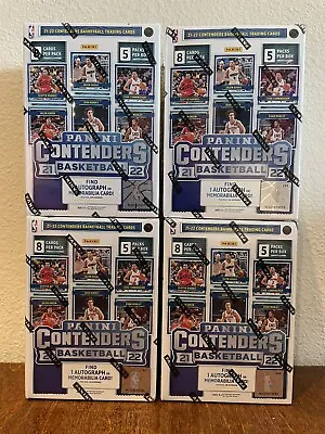 $245.48 • Buy Sealed 2021-22 Panini Contenders Basketball Blasters Lot Of 4 NBA Ships Fast!