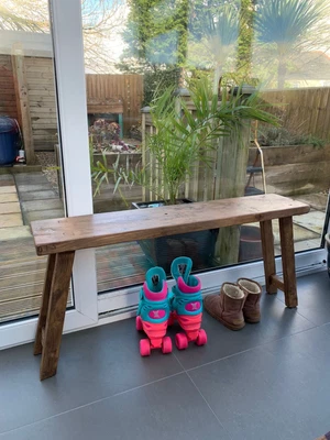 £140 • Buy Rustic Pig Bench Hallway Bedroom CAN DELIVER
