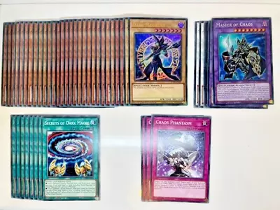 Yugioh - Competitive Dark Magician/Master Of Chaos Deck + Extra Deck • £19.99