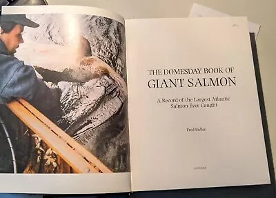 £52 • Buy The Doomsday Book Of Giant Salmon-Fred Buller Hardback 2008 Exc