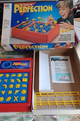 Vintage Perfection Game Of Action & Skill By Milton Bradley -#4060 - 1989 - Vgwc • $35