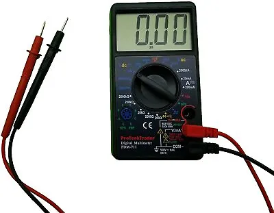 Large Screen Digital Multimeter 7 Test Functions AC DC Voltage Resistance Meter • $7.14
