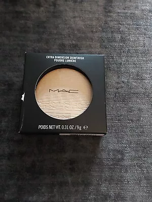 MAC Extra Dimension Skin Finish Poudre Lumiere Highlighter Compact Double Gleam • £12