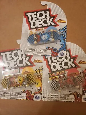 Tech Deck World Industries Ultra Rare ~ Wet Willy Flame Boy Devil Man (Lot Of 3) • $19.99