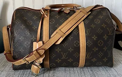 Louis Vuitton Sofia Coppola MM Handbag Speedy 35 Monogram Brown Shoulder Bag • £23.75