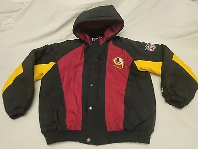 Vintage Starter Pro Start NFL Washington Redskins Jacket Full Zip Up W/Hood XXL  • $149.99