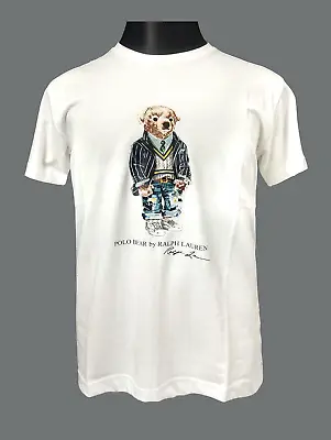 Polo Ralph Lauren Heritage Polo Bear T-shirt / Tshirt / Tee In White • $60