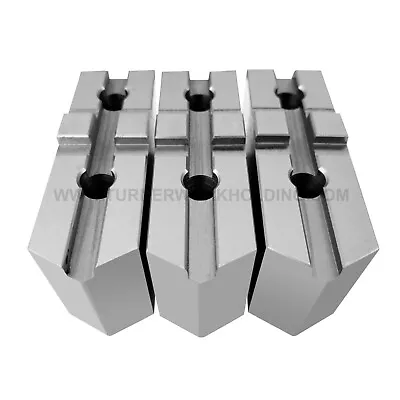 American Standard Steel Soft Jaws For Tongue & Groove 10  Chuck  2.0 Ht (3 Pcs) • $49.99