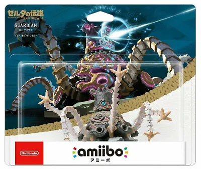 $198 • Buy Guardian Amiibo Legend Of Zelda Breath Of The Wild Figure Nintendo Switch Wii U