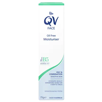 QV Face Oil Free Moisturiser 75g Matte Finish For Oily Acne Prone Skin Ego • $24.89