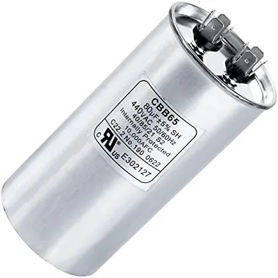 80 Uf ฑ 5% Mfd 370 Or 440v Round Run Capacitor Replacement For Air Conditioner 5 • $35.67