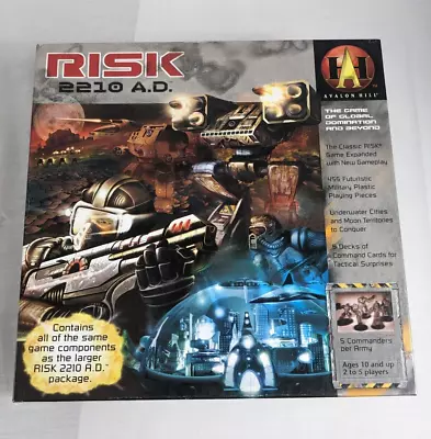 RISK 2210 AD Small Box Board Game 99% COMPLETE VG Condition Avalon Hill 2007 OOP • $29.64