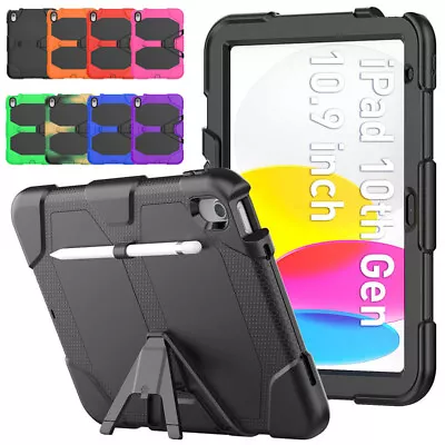 For IPad 10/9/8/7/6/5th Gen Air 4 5 Pro 11 12.9 Shockproof Heavy Duty Case Cover • $30.29