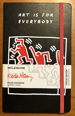 Moleskine KEITH HARING Special Edition Ruled Notebook Journal • $39.99