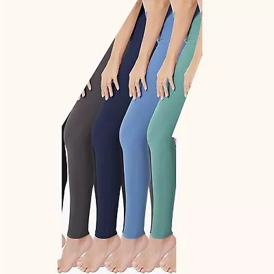 Four Pack HighWaisted Leggings Buttery Soft Stretchy Tummy Control Workout Yoga • $25