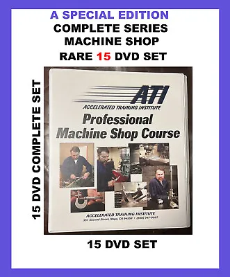 15 DVD AGI MACHINE SHOP COURSE GUNSMITHING Metalwork LATHE 15 DVD • $169.99