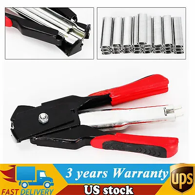 Hog Ring Pliers And 2500 Hog Rings Seat Covers Upholstery Fences Hand Tools USA • $38