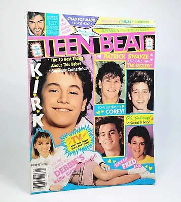 Teen Beat Magazine January 1989 Vol 11 No. 11 GDC W/Poster Kirk Johnny Depp  • $34.90