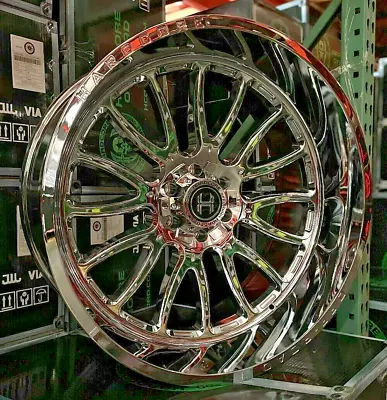 4 NEW 24X12 Hardcore HC101 Wheels Chrome 8x170 Ford F250 F350 • $2600