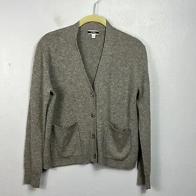 J. Crew Cashmere Gray Cardigan Sweater XXS • $59