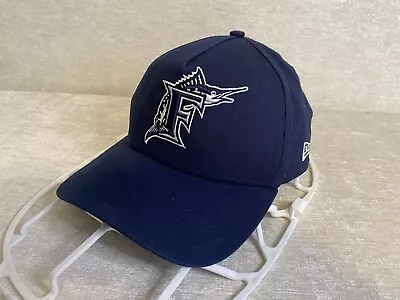 New Era Florida Marlins 9FORTY Snapback Hat Cap Blue • $24.95