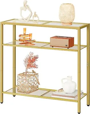 Console Table Sofa Table Side Table Entryway Table Gold 29.5  X 8.7  X 29.5   • $54.14