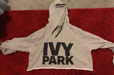 £9 • Buy Ivy Park Cropped Hoodie In Grey