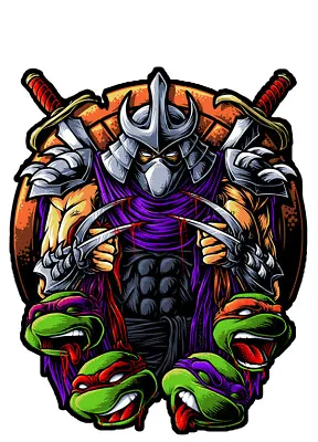 Teenage Mutant Ninja Turtles Shell Shock 3 - 6  Vinyl Decal Stickers • $3.49