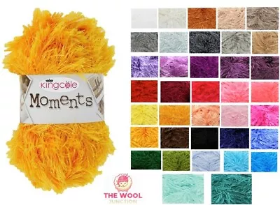 £2.25 • Buy King Cole Moments DK 50g Ball Knitting Wool Yarn Eyelash Fluffy ALL COLOURS