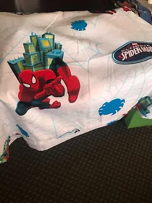 Wonderful Marvel Sheet Spiderman New Full Size Bed Sheet • $11.95