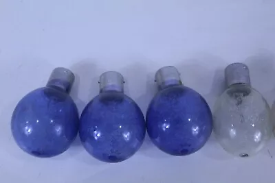  Lot Of 9 P25 Flash Bulbs Blue And Clear Vintage • $19.93