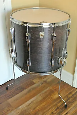 1990 LUDWIG 18  SUPER CLASSIC CHARCOAL SHADOW FLOOR TOM For YOUR DRUM SET! #Z569 • $584.95